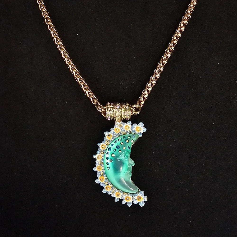 Kirks‎ Folly Goddess Moon Magnetic Necklace & Pendant 30